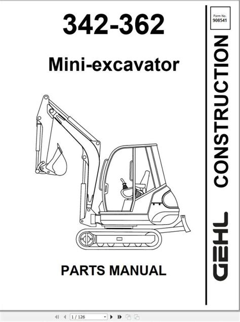 gehl 342 mini excavator parts|gehl 7810 parts diagram.